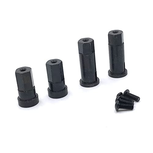 Jolsaawie 4 StüCke Metall Rad Hex Hub Drive Adapter Combiner für HB Toys ZP1001 ZP1002 ZP 1001 ZP 1002 1/10 RC Auto Upgrade Teile von Jolsaawie