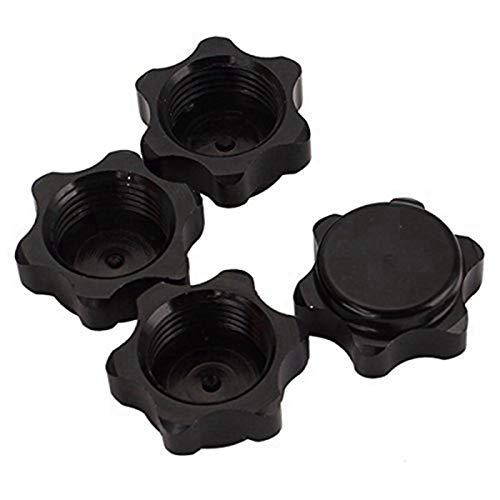 Jolsaawie 4 Teilige Aluminium Rad Naben Abdeckung Anti Abdeckung 17 Mm Sechskant Mutter für 1/8 RC Auto, Schwarz Jolsaawie 4 Teilige Aluminium Rad Naben Abdeckung Anti Abdeckung 17 Mm Sechskant Mutter für 1/8 RC Auto, Schwarz von Jolsaawie