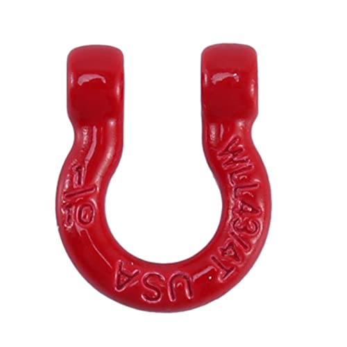 Jolsaawie 4-Teiliger D-Ring-Abschlepphaken Aus Rotem Metall für 1/10 RC-Raupenwagen für -4 Axial SCX10 90046 D90 Jolsaawie 4-Teiliger D-Ring-Abschlepphaken Aus Rotem Metall für 1/10 RC-Raupenwagen für -4 Axial SCX10 90046 D90 von Jolsaawie