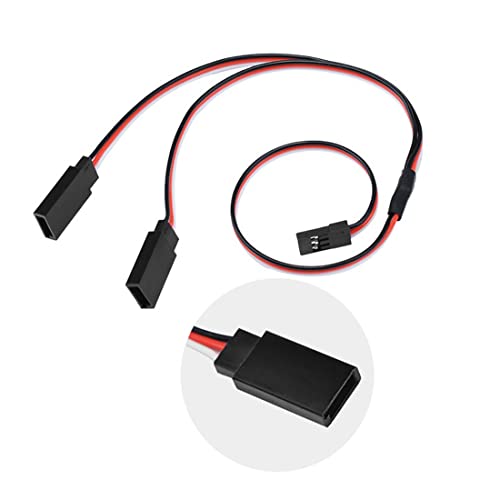 Jolsaawie 5 Teile/Los RC Servo Y VerläNgerungskabel Kabel Anschlusskabel für JR Futaba RC Servo RC Flugzeug Hubschrauber Auto DIY, 15 cm von Jolsaawie