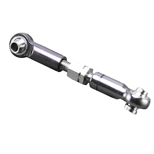 Jolsaawie 6 StüCke Einstellbare Metall GestäNge Zug Stange Vorne/Hinten Servo Link für A949 A959 A969 A979 K929 RC Auto Upgrade, von Jolsaawie