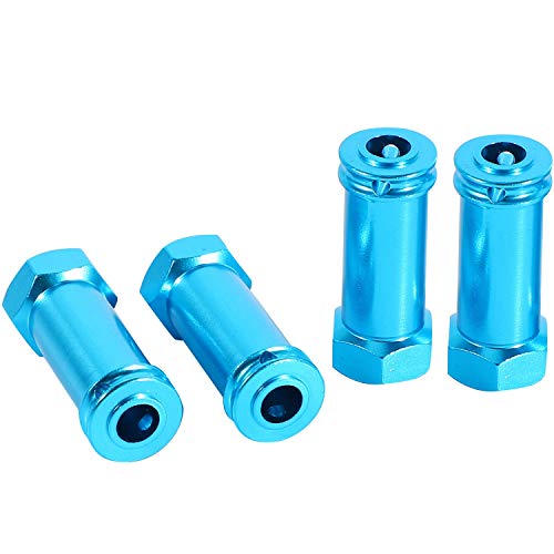 Jolsaawie Aluminium 12 Mm Sechskant Nabe 24 Mm VerläNgerung Adapter Spur Verbreiterer für 1/18 A959 Upgrade Teile Fit A949 A969 A979 RC Auto, Blau von Jolsaawie