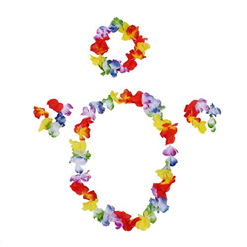 Jolsaawie Hawaiian Tropisch Hula Luau Grass Tanzen Rock und BH-Set - Rosa Jolsaawie Hawaiian Tropisch Hula Luau Grass Tanzen Rock und BH-Set - Rosa von Jolsaawie