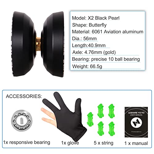 Jolsaawie Nicht Ansprechbar Light Chaser X3 Wettkampf Yo-Yo, Legierungs Yo Yo für AnfäNger, und Tricks mit Handschuh und SchnüRen zu üBen Jolsaawie Nicht Ansprechbar Light Chaser X3 Wettkampf Yo-Yo, Legierungs Yo Yo für AnfäNger, und Tricks mit Handschuh und SchnüRen zu üBen von Jolsaawie