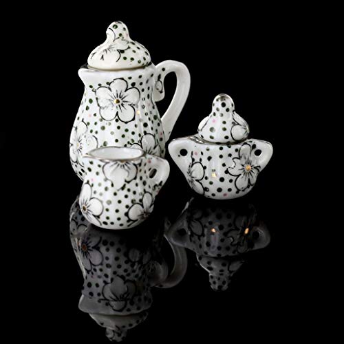 Jolsaawie Puppenhaus Miniatur Speise Geschirr Porzellan Tee Set 15 STK. Gaensebluemchen Muster Jolsaawie Puppenhaus Miniatur Speise Geschirr Porzellan Tee Set 15 STK. Gaensebluemchen Muster von Jolsaawie