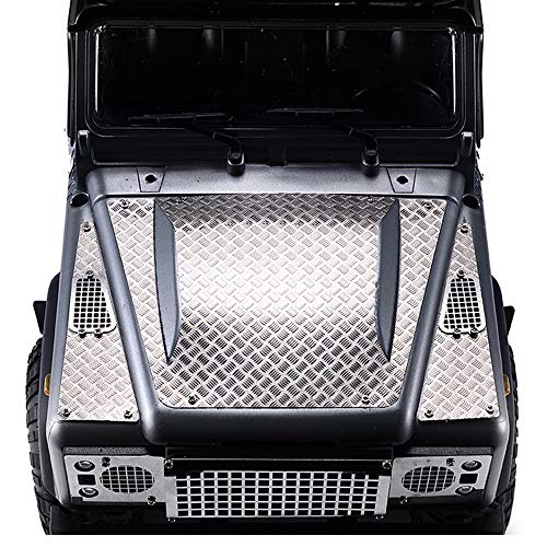 Jolsaawie für MN D90 D99S MN99S 1/12 RC Auto Upgrade Teile Metall Antiblockieren Platte Einlass Gitter ZubehöR von Jolsaawie