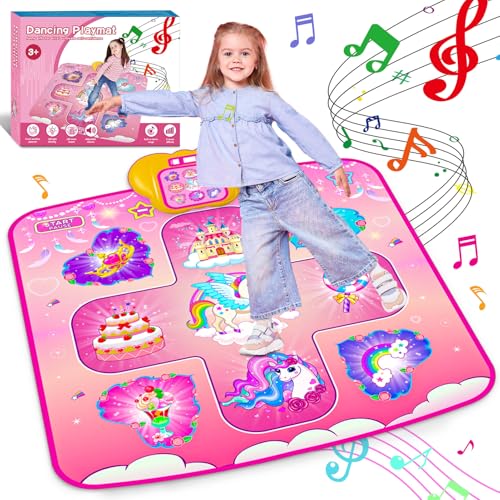JoltJive Tanzmatte Spielzeug Kinder Geschenke ab 3 4 5 6 7 8 Jahre Mädchen,Unicorn Tanzmatte Spielzeug ab 3-8 Jahre Mädchen,Geschenk Mädchen,5 Tanzlevel,Geburtstag Weihnachten JoltJive Tanzmatte Spielzeug Kinder Geschenke ab 3 4 5 6 7 8 Jahre Mädchen,Unicorn Tanzmatte Spielzeug ab 3-8 Jahre Mädchen,Geschenk Mädchen,5 Tanzlevel,Geburtstag Weihnachten von JoltJive