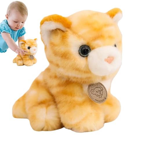 Jomewory Katzenpuppenplüsch,Katzenplüsch für Kinder | Entzückendes Katzen-Plüschkissen | Gemütliches Katzen-Plüschkissen, handgefertigte gefüllte Katzenpuppe 6,3 Zoll für Schlafzimmer-Sofabett Jomewory Katzenpuppenplüsch,Katzenplüsch für Kinder | Entzückendes Katzen-Plüschkissen | Gemütliches Katzen-Plüschkissen, handgefertigte gefüllte Katzenpuppe 6,3 Zoll für Schlafzimmer-Sofabett von Jomewory