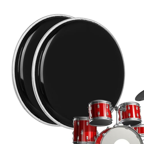Jomewory Percussion Drum Skin - Clear Sound Percussion Zubehör Drumhead Ersatz Skins - Drum Repairing Skin Covers Drum Attachment Zubehör für Pop, Metall, Jazz von Jomewory