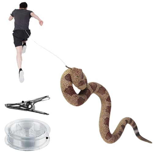 Jomewory Realistischer Schlangenstreich, Schlangenstreiche für Erwachsene | Simulationsschlangen-Requisiten,Simulation Schlangen-Requisiten, Silikon-Schlangenspielzeug, gefälschtes Schlangenspielzeug von Jomewory