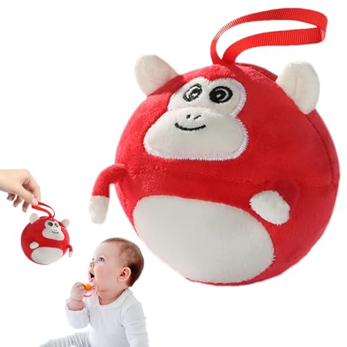 Jomewory Sinnesbälle für Kleinkinder, Sinnesspielzeug für Babys,Cartoon lustiger sensorischer Stoffball Plüsch sensorischer Stoffball - Kreative weiche Plüschpuppen für Babys, Stoffplüsch, gefüllte von Jomewory