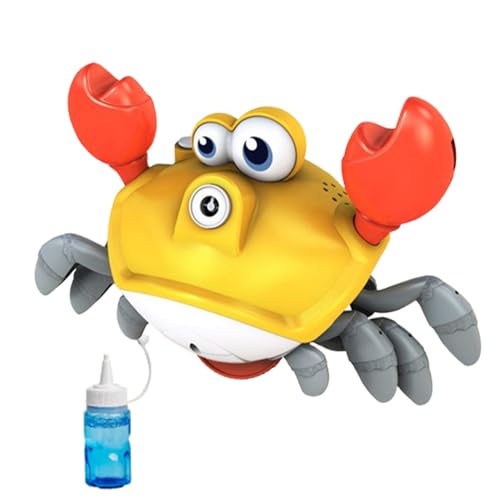 Kinder Seifenblasenmaschine | Tanzende Krabbe Seifenblasen-Spielzeug - Intelligente Seifenblasenmaschine Mit Licht Und Musik Für Partys & Kinderfest Kinder Seifenblasenmaschine | Tanzende Krabbe Seifenblasen-Spielzeug - Intelligente Seifenblasenmaschine Mit Licht Und Musik Für Partys & Kinderfest von Jomewory