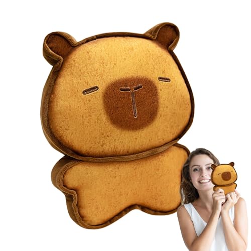 Jongyumo Capybara Plüschtier mit Toast-Design, 17cm/30cm Neu Kuscheliges Wasserschwein Stofftier als Schlüsselanhänger & Deko, Niedliche Capybara Puppen für Home Deko Kinder Jongyumo Capybara Plüschtier mit Toast-Design, 17cm/30cm Neu Kuscheliges Wasserschwein Stofftier als Schlüsselanhänger & Deko, Niedliche Capybara Puppen für Home Deko Kinder von Jongyumo