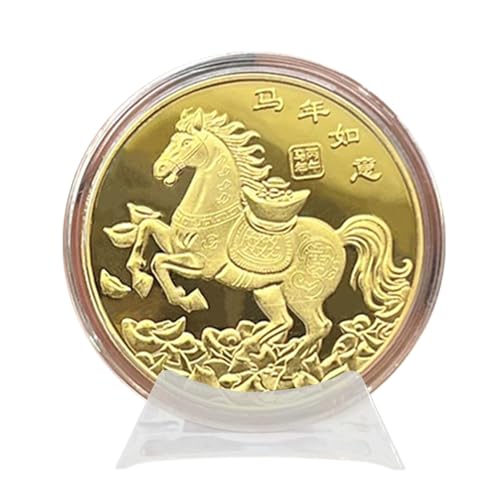 Jongyumo Chinesische Gold Glücksmünze | Glück Deko Münze - Sammlerstück Andenken Erinnerung für Familie Männer Frauen Jongyumo Chinesische Gold Glücksmünze | Glück Deko Münze - Sammlerstück Andenken Erinnerung für Familie Männer Frauen von Jongyumo