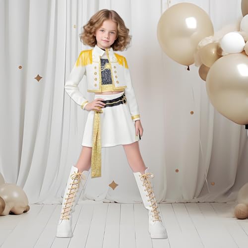 Jongyumo Mädchen Verkleidungskostüme Zum Spielen - Bequeme Passform Kleinkinder Cosplay Outfit Set | Vielseitiges Karnevalskostüm Für Geburtstag Halloween Alltag Fotoshooting Jongyumo Mädchen Verkleidungskostüme Zum Spielen - Bequeme Passform Kleinkinder Cosplay Outfit Set | Vielseitiges Karnevalskostüm Für Geburtstag Halloween Alltag Fotoshooting von Jongyumo