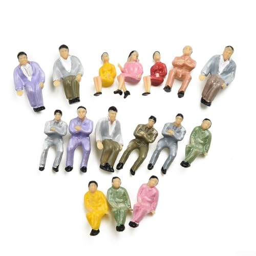Jonikuper Sitting People Figuren-Set enthält 50 realistische Modelle für den Einsatz in Displays und Eisenbahnen Jonikuper Sitting People Figuren-Set enthält 50 realistische Modelle für den Einsatz in Displays und Eisenbahnen von Jonikuper