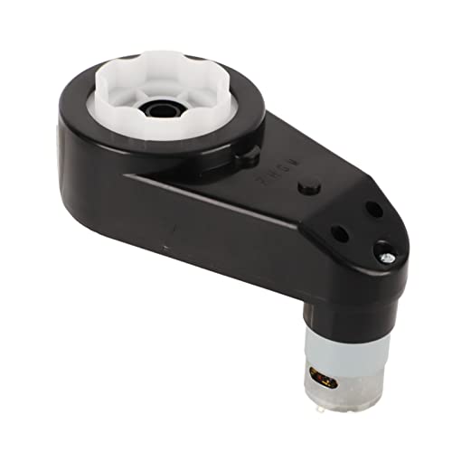 Jonlaki Hochgeschwindigkeit 550 12 V -Elektroauto -Motor Getriebe mit 12000 U/Min für Fahren mit Fahrzeugen und Kinderwagen Robuster Kupfer und Stahlkonstruktion in Schwarz (Black) von Jonlaki