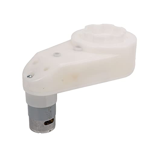Jonlaki Hochgeschwindigkeit 550 12 V -Elektroauto -Motor Getriebe mit 12000 U/Min für Fahren mit Fahrzeugen und Kinderwagen Robuster Kupfer und Stahlkonstruktion in Schwarz (White) von Jonlaki