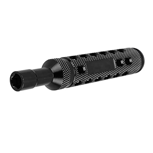 Jonlaki Robosparende 7-mm-RC-Hex-Socket für HSP-Modellautos Aluminiumlegierung Schwarzes Leichtes Leichttool (Black) von Jonlaki