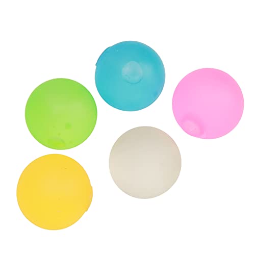 Jonlaki Zuckerbällchen, 5 PCs Lindern Druck Klebrige Bälle, Unzerbrechliche Dekompressionsbälle für Jungen Mädchen Erwachsene (4cm) von Jonlaki