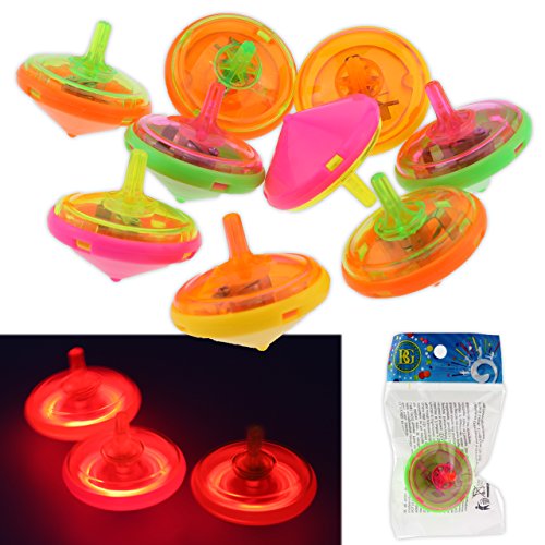 12x Kreisel LED Lichteffekt Leuchtend Spinning Bunt Mitgebsel 4,5 cm Beutel 12x Kreisel LED Lichteffekt Leuchtend Spinning Bunt Mitgebsel 4,5 cm Beutel von Jonotoys