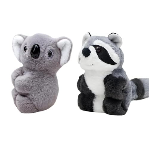 Jonuin 2 Stück Plüsch Koala & Waschbär Schnapparmband, 18cm Kuscheltier Set, Kinder Spielzeug, Plüschtier Klatscharmband Geschenke für Jungen Mädchen Geburtstage und Partys Jonuin 2 Stück Plüsch Koala & Waschbär Schnapparmband, 18cm Kuscheltier Set, Kinder Spielzeug, Plüschtier Klatscharmband Geschenke für Jungen Mädchen Geburtstage und Partys von Jonuin