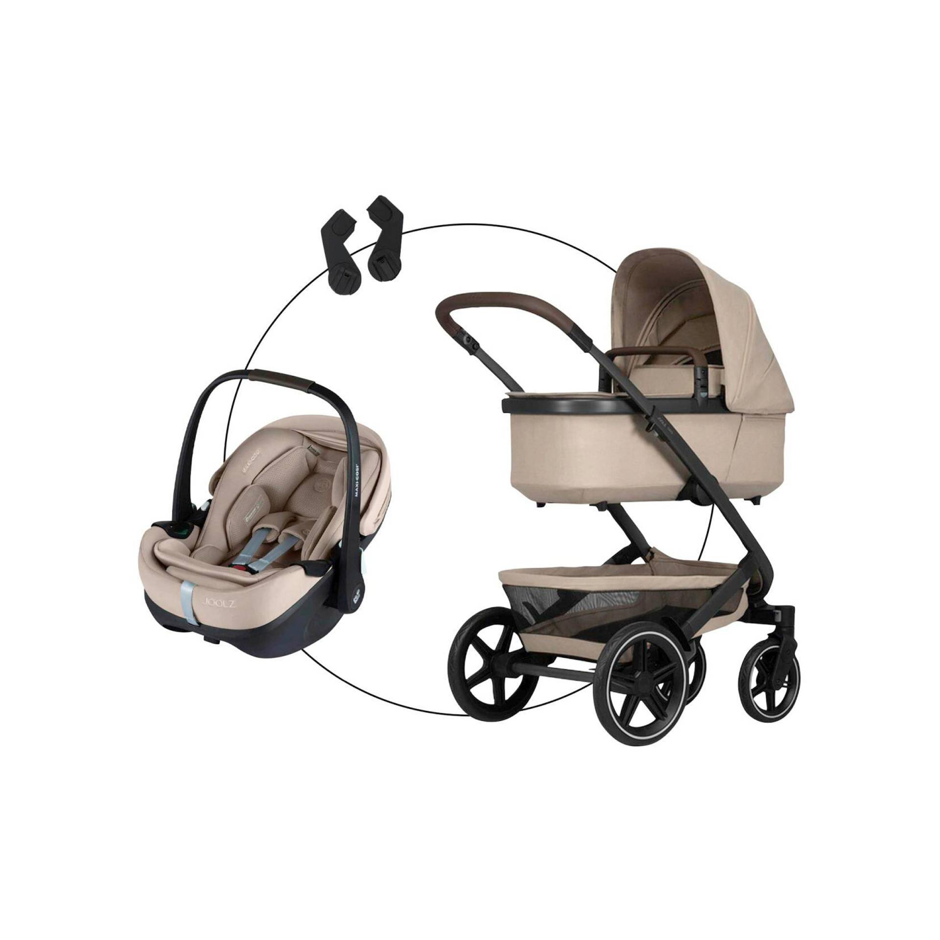 Joolz geo³ Kombikinderwagen Trio-Set inkl. Babyschale Pebble 360 Pro 2 beige Joolz geo³ Kombikinderwagen Trio-Set inkl. Babyschale Pebble 360 Pro 2 beige von Joolz