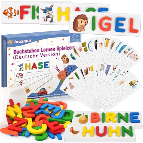Joozmui Spielzeug ab 3 4 5 6 7 8 Jahre Mädchen, Buchstaben Lernen Lernspiele ab 3-8 Jahre Kinderspielzeug ab 3-8 Jahre Steckpuzzle Holz Montessori Spielzeug ab 3-8 Jahre Junge Einschulung Geschenk Joozmui Spielzeug ab 3 4 5 6 7 8 Jahre Mädchen, Buchstaben Lernen Lernspiele ab 3-8 Jahre Kinderspielzeug ab 3-8 Jahre Steckpuzzle Holz Montessori Spielzeug ab 3-8 Jahre Junge Einschulung Geschenk von Joozmui