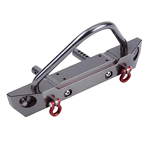 Jopwkuin RC-Frontstoßstange, RC-Stoßstangenlicht, attraktiver und Cooler, großzügiger Schutz, RC-Crawler-Stoßstange Premium für Axial SCX10 MST SCX10 II 1/10 Jopwkuin RC-Frontstoßstange, RC-Stoßstangenlicht, attraktiver und Cooler, großzügiger Schutz, RC-Crawler-Stoßstange Premium für Axial SCX10 MST SCX10 II 1/10 von Jopwkuin