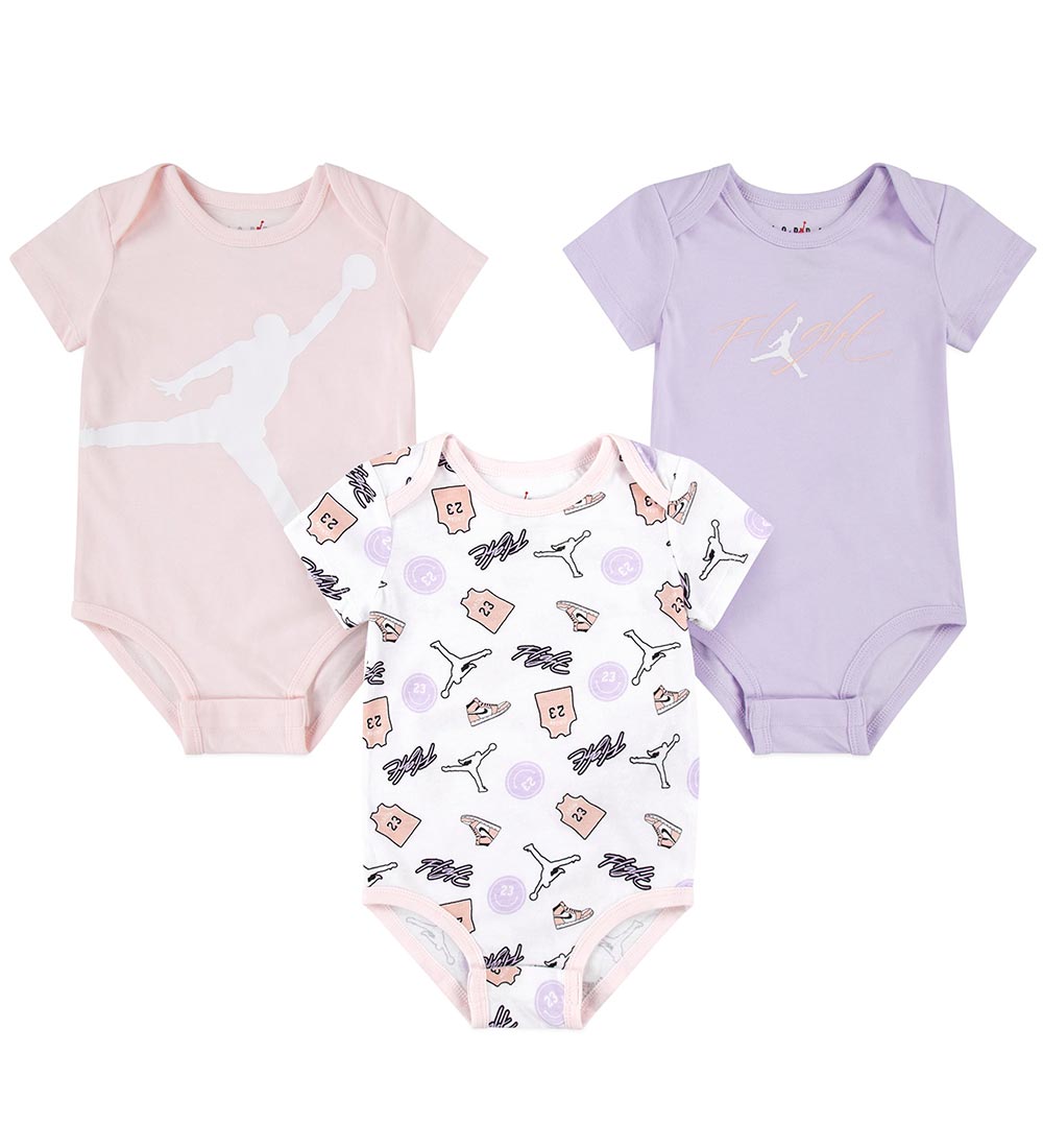 Jordan Body k/ä - 3er-Pack - Jumpman Flight - Pink Waschen - Jordan - 3 mt - Body K/Ä Jordan Body k/ä - 3er-Pack - Jumpman Flight - Pink Waschen - Jordan - 3 mt - Body K/Ä von Jordan