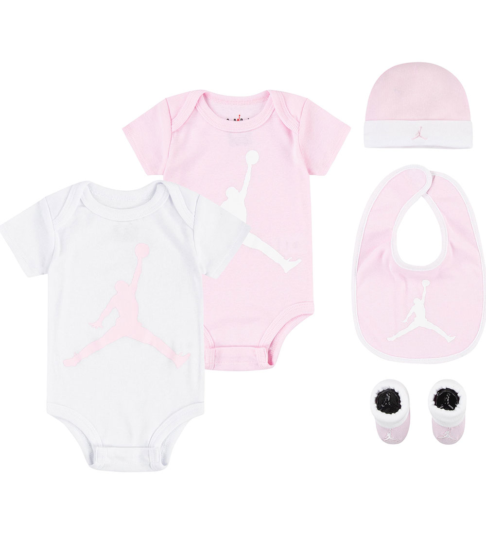Jordan Geschenkbox - 5 Teile - Rosa/Weiß - Jordan - 6-12 mt - Body K/Ä Jordan Geschenkbox - 5 Teile - Rosa/Weiß - Jordan - 6-12 mt - Body K/Ä von Jordan