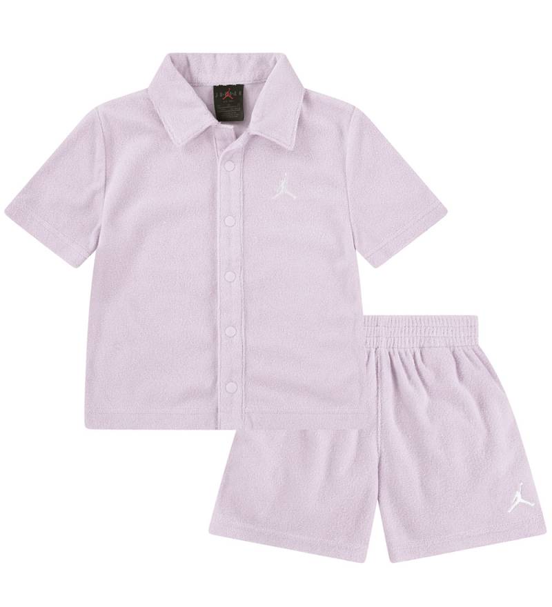Jordan Shorts Set - Hemd/Shorts - Frottee - Doll m. Logo - Jordan - 3-4 Jahre (98-104) - Shorts von Jordan