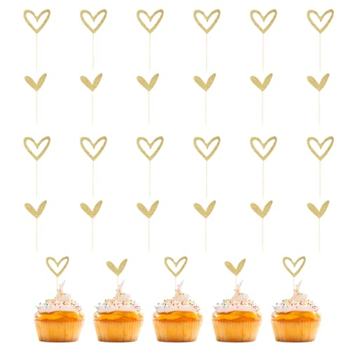 24 Stück Gold Herzen Kuchenaufsatz, Gold Glitter Herz Cupcake Topper Herzen Kuchenaufsatz, Kuchen Herzen Kuchenaufsatz für Hochzeit Verlobung Geburtstag 24 Stück Gold Herzen Kuchenaufsatz, Gold Glitter Herz Cupcake Topper Herzen Kuchenaufsatz, Kuchen Herzen Kuchenaufsatz für Hochzeit Verlobung Geburtstag von Jormftte
