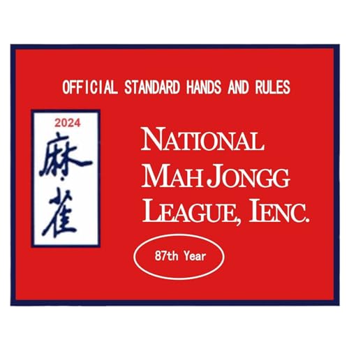 2024 Mahjong -Karten offizieller Großer Druck 6x5in Mah Jongg Karten offizielle Standardregeln und Kartentyp National 2024 Mahjong -Karte für Hände und Regeln, Anfängergeschenk, rot 2024 Mahjong -Karten offizieller Großer Druck 6x5in Mah Jongg Karten offizielle Standardregeln und Kartentyp National 2024 Mahjong -Karte für Hände und Regeln, Anfängergeschenk, rot von Jorzer