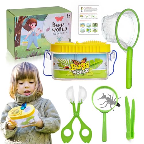 Butterfly Catcher Kit für Kinder 6pcs/Set Butterfly Catching Kit Critter Keeper House Habitat mit Lupe, Pinzetten, Kather, Net & Leitfaden für Wissenschaftsforschungsstil 1 Butterfly Catcher Kit für Kinder 6pcs/Set Butterfly Catching Kit Critter Keeper House Habitat mit Lupe, Pinzetten, Kather, Net & Leitfaden für Wissenschaftsforschungsstil 1 von Jorzer