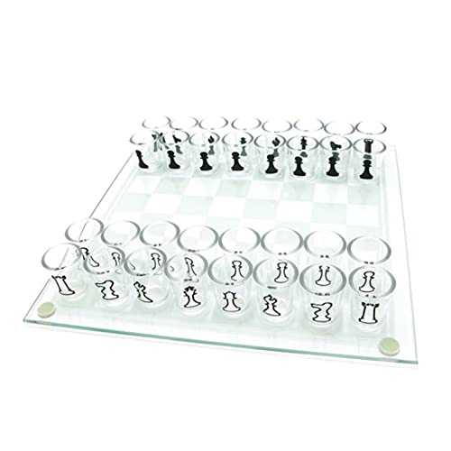 Glasschach -Set mit 32pcs Acrylbechern Schach- und Weinbecher -Spiel -Schuss für Erwachsene, Brett, Brett, Acryl, Trinken Glasschach -Set mit 32pcs Acrylbechern Schach- und Weinbecher -Spiel -Schuss für Erwachsene, Brett, Brett, Acryl, Trinken von Jorzer