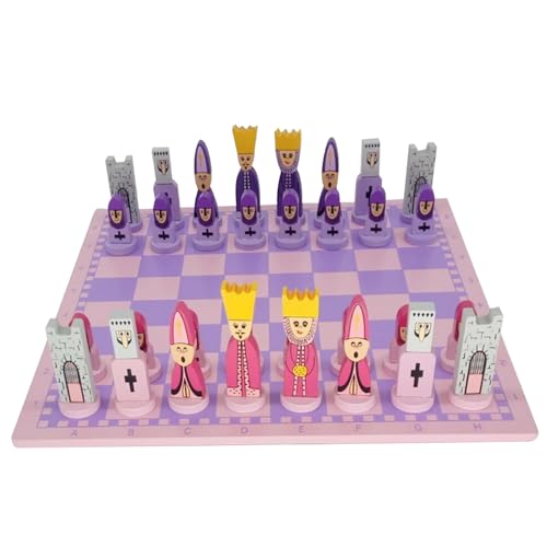 Holzschach -Set für Erwachsene, Cartoon -Reiseschachsets, einzigartiges Brettspiel -Set, niedliche Stücke Reisen Spielzeuggeschenk für Kinder, Erwachsene, Jungen, Mädchen Holzschach -Set für Erwachsene, Cartoon -Reiseschachsets, einzigartiges Brettspiel -Set, niedliche Stücke Reisen Spielzeuggeschenk für Kinder, Erwachsene, Jungen, Mädchen von Jorzer