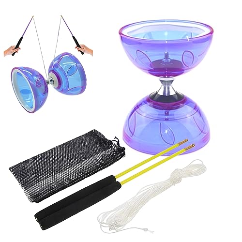 Jonglieren von Diablo Set Kid Anfänger Diabolo Set Flexible weiche Kunststoff bewegliche Lager Diabolo -Spielzeug mit Stick und Schnur und Netzbeutel 4pcs/Set für Kinderspaßspielzeug Jonglieren von Diablo Set Kid Anfänger Diabolo Set Flexible weiche Kunststoff bewegliche Lager Diabolo -Spielzeug mit Stick und Schnur und Netzbeutel 4pcs/Set für Kinderspaßspielzeug von Jorzer