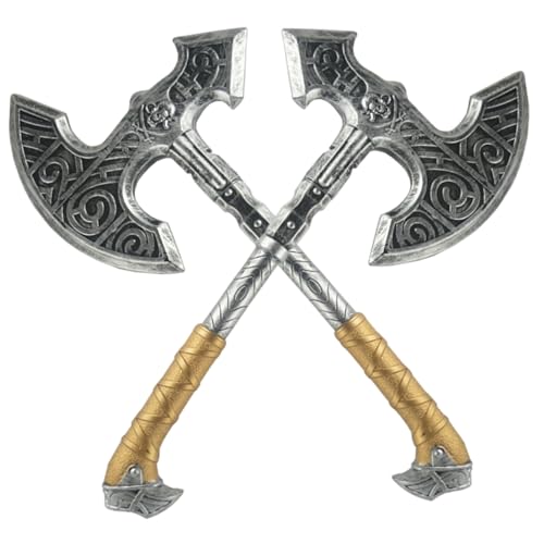 Jorzer 2pcs Halloween Axe Realistische Kunststoff Handheld gefälschte Prop Axe für Kostüm Halloween Cosplay Party Rollenspiel Jorzer 2pcs Halloween Axe Realistische Kunststoff Handheld gefälschte Prop Axe für Kostüm Halloween Cosplay Party Rollenspiel von Jorzer