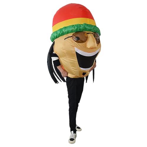 Jorzer Aufblasbares Kostüm, lustiges Blow -up -Kostüm mit Luftgebläse wiederverwendbares Adult Halloween für Männer Frauen, Halloween Party Cosplay Supplies Jorzer Aufblasbares Kostüm, lustiges Blow -up -Kostüm mit Luftgebläse wiederverwendbares Adult Halloween für Männer Frauen, Halloween Party Cosplay Supplies von Jorzer