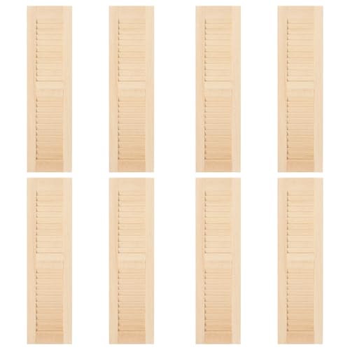 Jorzer Dollhouse Window Shutter, 8pcs 1:12 Puppenhaus -Holzauslöser Dekoration DIY Simulationsfenster Miniatur dekorative Möbel. Jorzer Dollhouse Window Shutter, 8pcs 1:12 Puppenhaus -Holzauslöser Dekoration DIY Simulationsfenster Miniatur dekorative Möbel. von Jorzer