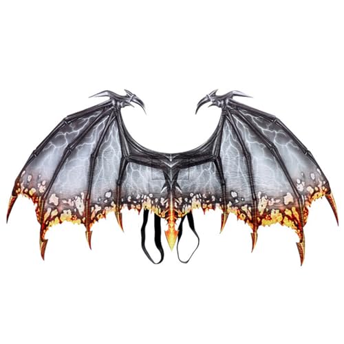 Jorzer Dragon Flügel Erwachsener Feuerknochen Spurs Cosplay Flügel mit elastischer Band Leichtes Cool Dragon Kostüm für Frauen Männer Jorzer Dragon Flügel Erwachsener Feuerknochen Spurs Cosplay Flügel mit elastischer Band Leichtes Cool Dragon Kostüm für Frauen Männer von Jorzer