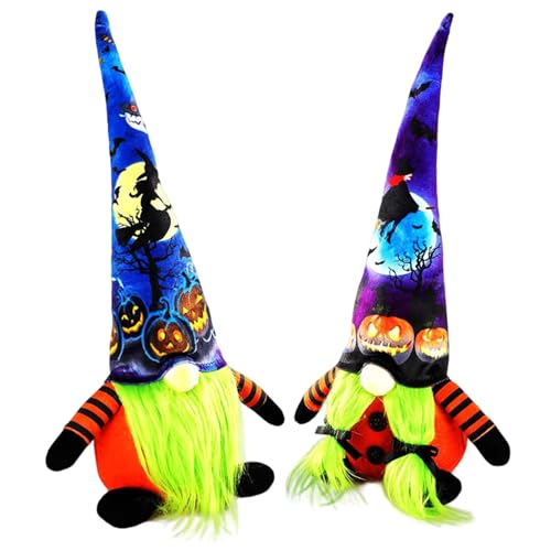 Jorzer Halloween-Zwerge, gesichtslose Plüschzwerge mit spitzer Mütze, 5, 5 x 15 Zoll, 2 Stück, weiches, süßes Cartoon-Plüschtier für Halloween-Dekorationen im Homeoffice. Jorzer Halloween-Zwerge, gesichtslose Plüschzwerge mit spitzer Mütze, 5, 5 x 15 Zoll, 2 Stück, weiches, süßes Cartoon-Plüschtier für Halloween-Dekorationen im Homeoffice. von Jorzer
