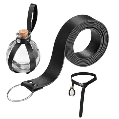 Jorzer Halloween mittelalterliche Gürtelbeutel mit 250 ml Trankflaschen und Flaschenhalter Renaissance Accessoires Ledertrankgürtel Hallople Cosplay -Requisiten. Jorzer Halloween mittelalterliche Gürtelbeutel mit 250 ml Trankflaschen und Flaschenhalter Renaissance Accessoires Ledertrankgürtel Hallople Cosplay -Requisiten. von Jorzer