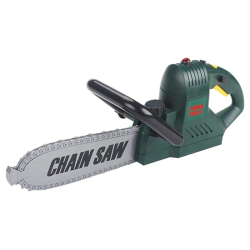 Jorzer Kids Chainsaw 1: 1 Scale Realistic Toy Chainsaw Battery Battery Powered Educational Trep Play Abs Requisite, Kindergeschenke, Green Toys Games von Jorzer