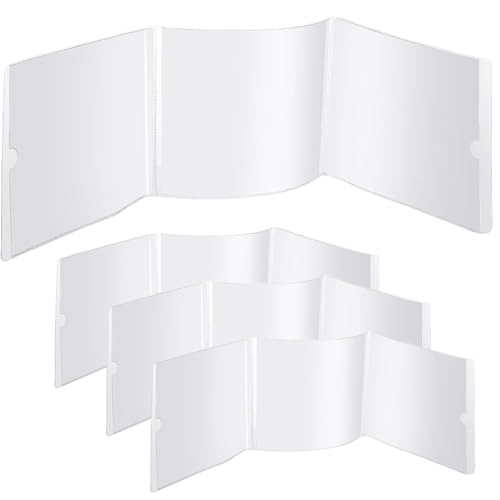 Jorzer Mahjong-Kartenschutzabdeckung 4PCS 18, 9x5.3 PVC Transparent Mah Jong Kartenhalter Spill-Sicht-vorsichtige Mahjong-Scorecard-Abdeckung Accessoires von Jorzer