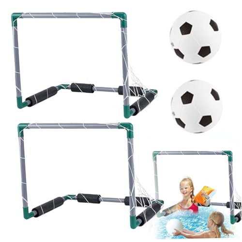 Jorzer Poolspiele mit 2 Ball, 2pcs schwimmendes Pool -Fußballtor, 18, 5 x 14 x 14, 4 Kinder Fußballtor, Plastikfußballnetz für Schwimmsommer. Jorzer Poolspiele mit 2 Ball, 2pcs schwimmendes Pool -Fußballtor, 18, 5 x 14 x 14, 4 Kinder Fußballtor, Plastikfußballnetz für Schwimmsommer. von Jorzer