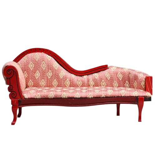 Jorzer Puppenhauscouch, Maßstab 1:12, aus Holz, Exquisite Puppenhausmöbel, rot, Miniaturzubehör für das Wohnzimmer, Zuhause, Puppenhauscouch, Puppenhausmöbel, Puppenhauszubehör … Jorzer Puppenhauscouch, Maßstab 1:12, aus Holz, Exquisite Puppenhausmöbel, rot, Miniaturzubehör für das Wohnzimmer, Zuhause, Puppenhauscouch, Puppenhausmöbel, Puppenhauszubehör … von Jorzer