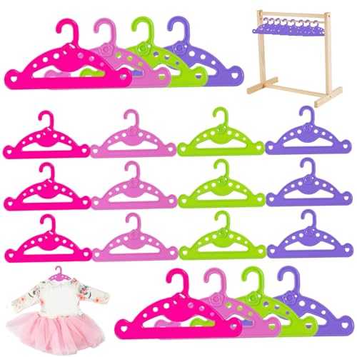 Jorzer Puppenkleidung Kleiderbügel 5x3 Zoll Plastikpuppenbügel 20 Stück gemischte Farbe Leicht anhaltende Mini für Kleidungskleid-Outfit-Kleid Kleid Jorzer Puppenkleidung Kleiderbügel 5x3 Zoll Plastikpuppenbügel 20 Stück gemischte Farbe Leicht anhaltende Mini für Kleidungskleid-Outfit-Kleid Kleid von Jorzer