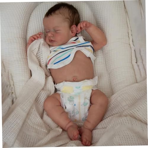 Jorzer Realistische Babypuppe 19 Zoll Schlafmädchen Babypuppe mit realistischen Haar Jorzer Realistische Babypuppe 19 Zoll Schlafmädchen Babypuppe mit realistischen Haar von Jorzer